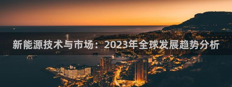 摩根娱乐宝教程：新能源技术与市场：202